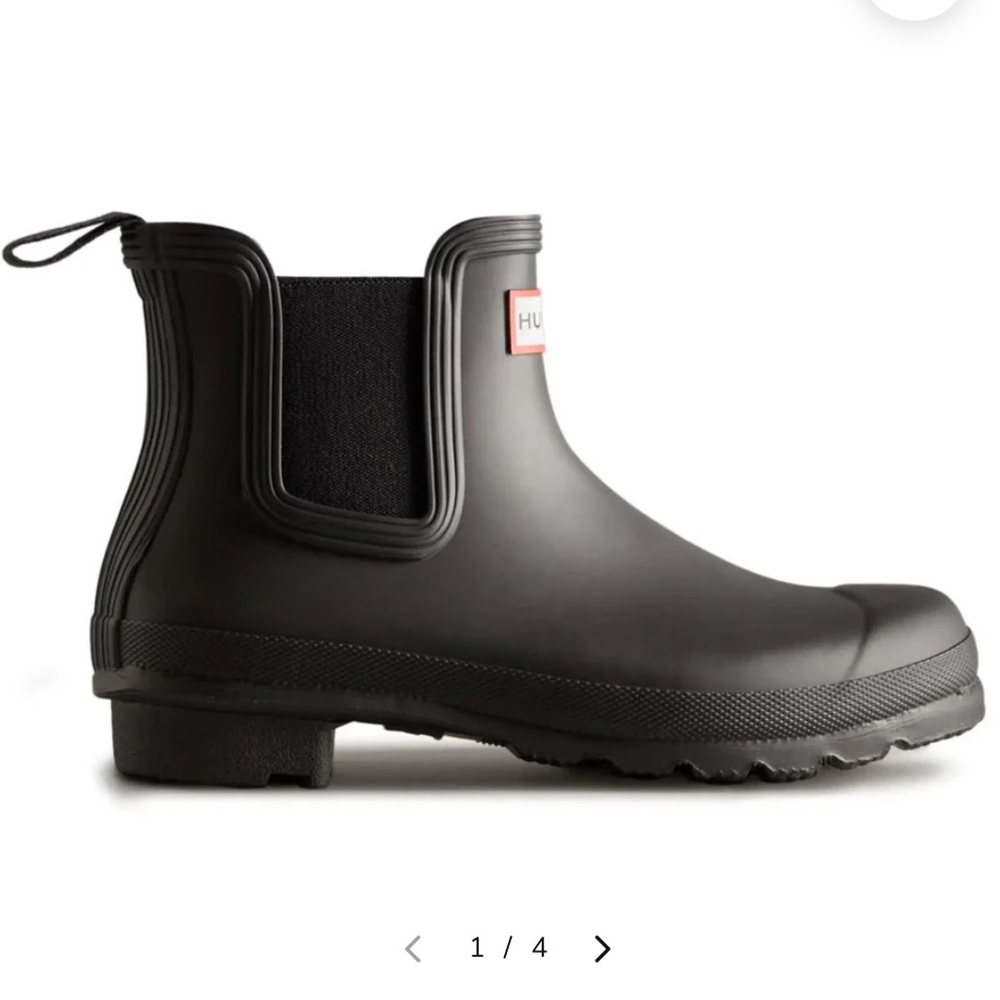 Hunter Chelsea Boots Black